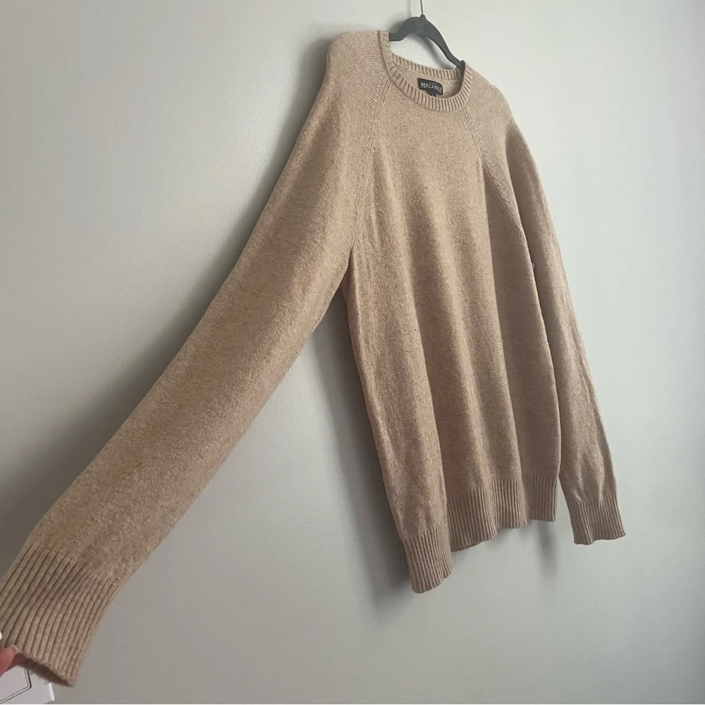 J. Crew Men’s Crewneck Sweater in Light Tan